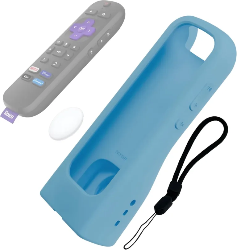 Roku remote cover for families, glow in the dark Roku remote case, prevent lost Roku remote, Roku remote holder AirTag compatible, Roku remote grip_best_review_1750778171
